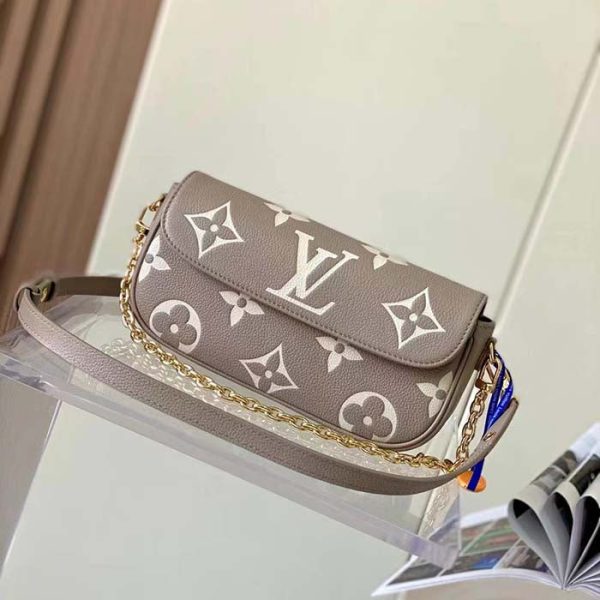 Louis Vuitton Women LV Wallet On Chain Ivy Monogram Empreinte Embossed Supple Grained Cowhide Leather Discount