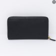 Black Saffiano Bow Zip Wallet Online now