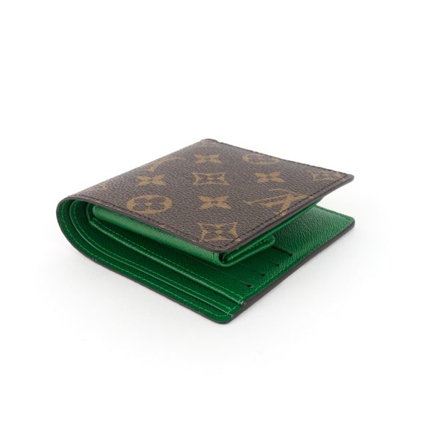 LOUIS VUITTON Marco My LV Heritage Monogram Canvas Wallet For Discount