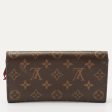 LOUIS VUITTON Fuchsia Monogram Canvas Emilie Wallet Discount