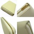 Celine Round Zipper Wallet Gold Leather Ladies For Sale