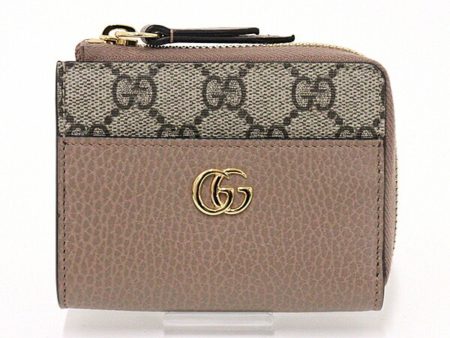 Gucci GG Marmont Zip Mini Wallet 658609 Dusty Pink on Sale