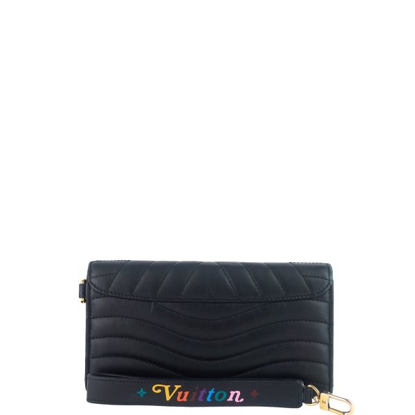 LOUIS VUITTON New Wave Calfskin Leather Long Wallet Bag Online now