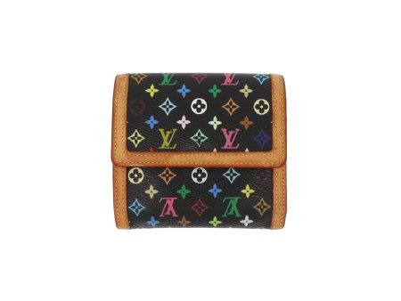 LOUIS VUITTON Wallet in Black Canvas Hot on Sale