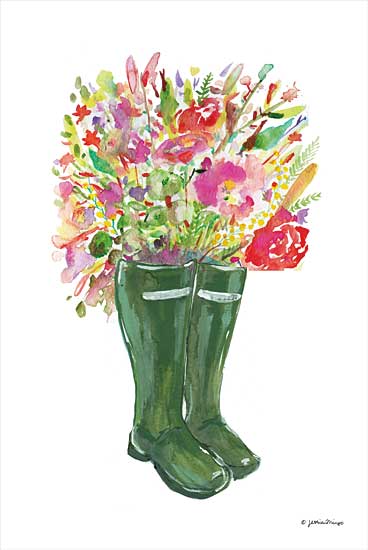 JM475 - Blooms and Boots - 12x18 Discount