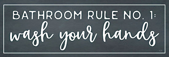 LUX653 - Bathroom Rule No. 1 - 18x6 Discount