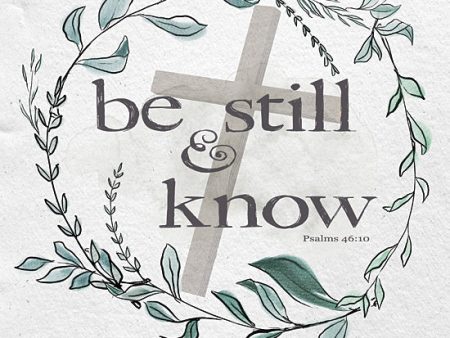 BOY671 - Be Still & Know - 12x12 Online Sale