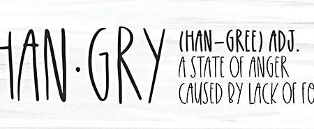 LUX651 - Hangry Definition - 18x6 For Discount