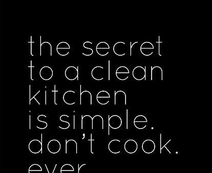 LUX649 - Secret to a Clean Kitchen - 12x16 Supply