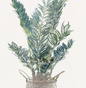 SDS936 - Foliage in Woven Pot 1 - 12x18 Online Sale