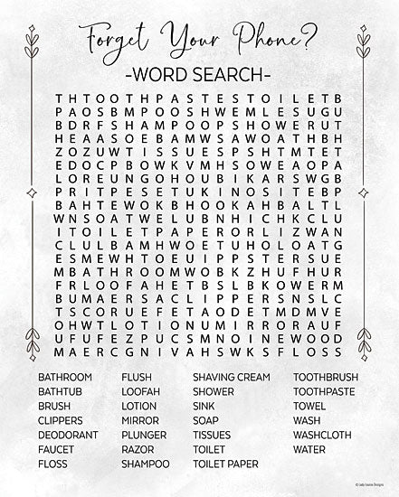 BRO180 - Bathroom Wordsearch - 12x18 Online Hot Sale