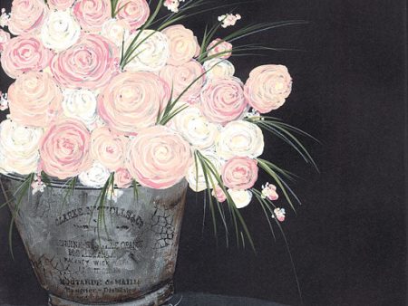 NOR192 - Ranunculus Spray Pink - 12x12 Online now