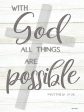 BOY668 - With God All Things Are Possible - 12x16 Hot on Sale